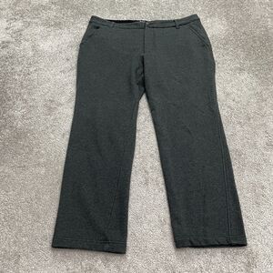 Betabrand Casual Dress Pants Mens 38 Dark Gray Soft knit Stretch Straight 38x28